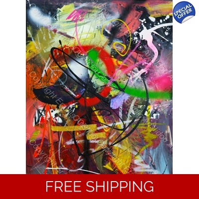 Abstract Expressionism Feel My Pain